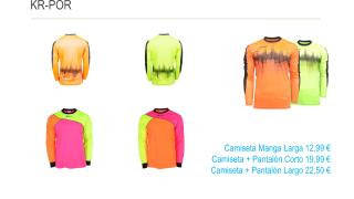 Catalogo Equipaciones Portero 2023-2024